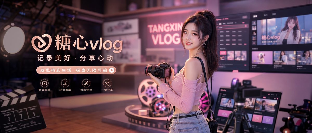 高清视频影视传媒与视频社区平台首页Banner